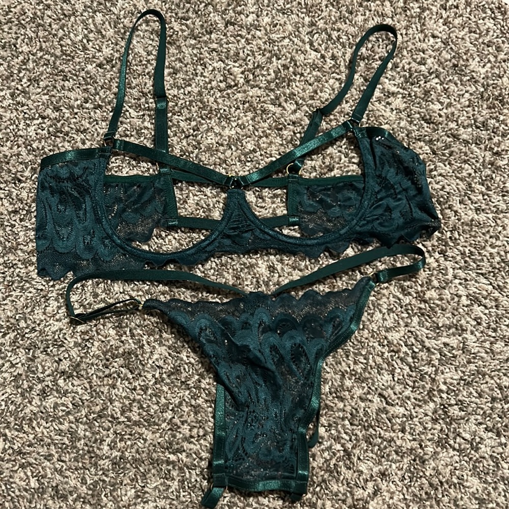 Shein lingerie open front crotch less